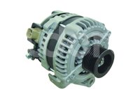 ALTERNADOR WAI REMAN TOYOTA CAMRY, HIGHLANDER 2.4L 2004-2007
SISTEMA: DENSO, VOLTAJE: 12V, AMPERAJE: 100A, ROTACION: CW, TIPO DE POLEA:  SERPERTINE (S7), RANURAS DE LA POLEA: 7, POSICION DEL REGULADOR: 02:00, REGULADOR: IR, VENTILADOR: IF
DENSO: 104210-3880, 104210-3890; TOYOTA: 27060-0H100; LESTER: 11034; WAI: 11034R WAI