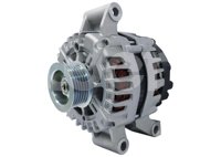 ALTERNADOR WAI FORD F-150 2013-2014, F-250 SUPER DUTY 2012-2016, F-350 SUPER DUTY 2012-2016, 
SISTEMA: VALEO, VOLTAJE: 12V, AMPERAJE: 150A, ROTACION: CW, TIPO DE POLEA: SERPENTIN, RANURAS DE LA POLEA: 6, REGULADOR: IR, VENTILADOR: IF, POSICION DEL REGULADOR: 03:00, CODIGO DE ENCHUFE: -, WAI: 11637N-CN WAI