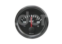 AMPERIMETRO 100A, ESCALA: -100/+100, BISEL: NEGRO,