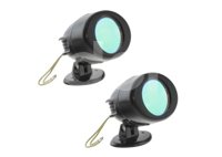 FARO DE HALOGENO OVAL MORADO JUEGO DE 2 PIEZAS (3x2.5x3) HY119A IMPORTACION