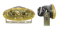 FARO HALOGENO OVAL AMBAR JUEGO (4.5x2x2.5). No. HY