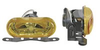 FARO DE HALOGENO OVAL AMBAR JUEGO DE 2 PIEZAS (4x1.5x2.5) HY031A IMPORTACION
