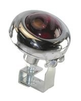 FOCO OJO DE VENADO ROJO CROMADO 12V 35W (3x2.5). No. HY-006 IMPORTACION