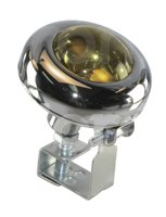 FOCO OJO DE VENADO AMBAR CROMADO 12V 35W (3x2.5).