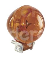 FOCO OJO DE VENADO NARANJA PLASTICO 12V 35W (2.5x2