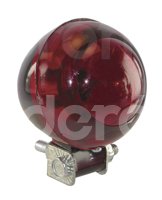 FOCO OJO DE VENADO ROJO PLASTICO 12V 35W (2.5x2.5)