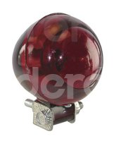FOCO OJO DE VENADO ROJO PLASTICO 12V 35W (2.5x2.5). No. HY-007 IMPORTACION