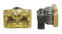 FARO DE HALOGENO RECTANGULAR AMBAR JUEGO DE 2 PIEZ