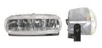 FARO HALOGENO OVAL BLANCO JUEGO (5.5x2x3).  No. HY