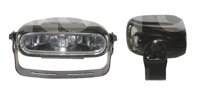 FARO DE HALOGENO OVAL BLANCO JUEGO DE 2 PIEZAS (5x