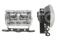 FARO DE HALOGENO RECTANGULAR BLANCO JUEGO DE 2 PIE