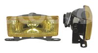 FARO DE HALOGENO RECTANGULAR AMBAR JUEGO DE 2 PIEZ