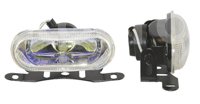 FARO DE HALOGENO OVAL TORNASOL AMBAR JUEGO DE 2 PI