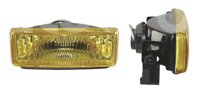 FARO DE HALOGENO RECTANGULAR AMBAR JUEGO DE 2 PIEZ