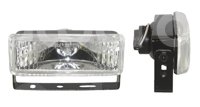 FARO HALOGENO RECTANGULAR BLANCO JUEGO (5x2x3).  N