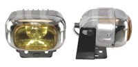 FARO DE HALOGENO RECTANGULAR AMBAR JUEGO DE 2 PIEZ