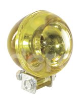 FOCO OJO DE VENADO AMBAR PLASTICO 12V 35W (2.5x2.5