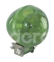 FOCO OJO DE VENADO VERDE PLASTICO 12V 35W (2.5x2.5