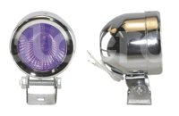 FARO DE HALOGENO REDONDO MORADO JUEGO DE 2 PIEZAS