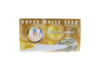 FARO DE HALOGENO REDONDO TORNASOL CROMADO JUEGO DE 2 PIEZAS (3.5x3.5x2) HY009 IMPORTACION