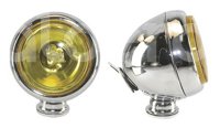 FARO DE HALOGENO REDONDO AMBAR JUEGO DE 2 PIEZAS (4x4x4) HY124 IMPORTACION
