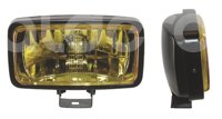FARO DE HALOGENO RECTANGULAR AMBAR JUEGO DE 2 PIEZ