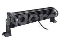 BARRA LEDS 24 LEDS 2 FILAS 3W FLASH 2 COLORES AMBAR Y BLANCO, CON STROBO 13.5" 72W CM5257 IMPORTACION