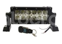 BARRA LEDS 12 LEDS 2 FILAS 3W FLASH 2COLORES, STROBO 7.5" 36W CM5256 IMPORTACION