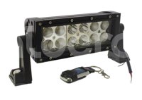 BARRA LEDS 12 LEDS 2 FILAS 3W FLASH 2COLORES, STROBO 7.5" 36W CM5256 IMPORTACION