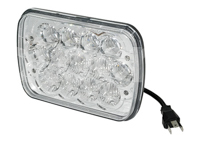 UNIDAD LED RECTANGULAR 13 LEDS 60W 9-32V 6X8" ALTA/BAJA NEO1446 FARO LED M0086