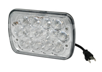 UNIDAD LED RECTANGULAR 13 LEDS 60W 9-32V 6X8" ALTA/BAJA NEO1446 FARO LED M0086