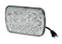 UNIDAD DE LED RECTANGULAR 13LEDS 60W 9-32V 6X8" ALTA/BAJA  (PIEZA) EN-CM5039-7N FARO LED IMPORTACION