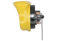 BOCINA CARACOL HELLA 12V AMARILLA 110DB 400-500HZ 012010821 HELLA