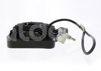 FARO DE LED RECTANGULAR  9LED 60W 10-30V 27W 128x110x55mm CON ESTROBO FAL2WCF-CVT 1 PIEZA IMPORTACION