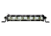 BARRA LED 6 LEDS TIPO SLIM  12-30V CON ESTROBO 185 X 20mm PIEZAS FAL618W IMPORTACION