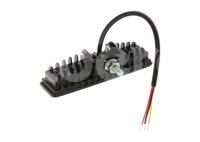 FARO LED RECTANGULAR 12-30V 6LEDS CON ESTROBO 150x40x45mm 2 PIEZAS FAL60118WY IMPORTACION