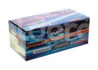 FARO LED RECTANGULAR 12-30V 6LEDS CON ESTROBO 150x40x45mm 2 PIEZAS FAL60118WY IMPORTACION