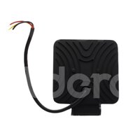 FARO LED CUADRADO CON ARO ROJO 126W EN-FL100R, 18 LED ARRIBA Y 24 LED ABAJO (10CM X 10CM X 3.5CM) IMPORTACION