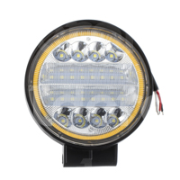 FARO LEDS REDONDO CON ARO AMARILLO 126W EN-FL101A,
