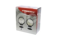 FARO LEDS 9 LEDS REDONDO 12V CASCARA ALUMNIO 2PIEZAS CALFA-LHR9EA STROGMEX
