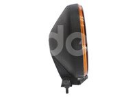 FARO HALOGENO REDONDO GRANDE NARANJA 7X7X3.5" 1 PIEZA, CON FOCO PILOTO IMPORTACION