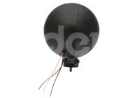 FARO HALOGENO REDONDO GRANDE NARANJA 7X7X3.5" 1 PIEZA, CON FOCO PILOTO IMPORTACION