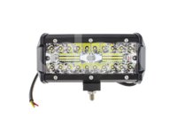BARRA LED 40 LEDS 2 FILAS 12-30V CON STROBO 168x78