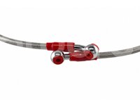 MANGUERA MOTOCICLETA FRENO UNIVERSAL 1 METRO PLATA MAN-2149-9013 QUMO