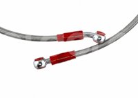 MANGUERA MOTOCICLETA FRENO UNIVERSAL 1 METRO PLATA MAN-2149-9013 QUMO