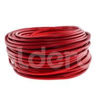 CABLE DE BATERIA ROJO      #08   50MTS M0046