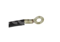CABLE ARMADO BATERIA NEGRO NO.6  40.00CM NACIONAL
