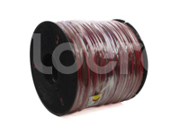 CABLE DE PLASTICO #14 CARRETE DE 500 METROS ROJO M0046
