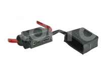 PORTA FUSIBLE CLAVIJA Y MINI CALIBRE 14 CON TAPA PVC GM201 M0051