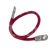 CABLE BAT.D/OJILLO ROJO #4 48CM M0046